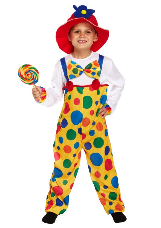 Children's Clown Costume (Small / 4-6 Years)