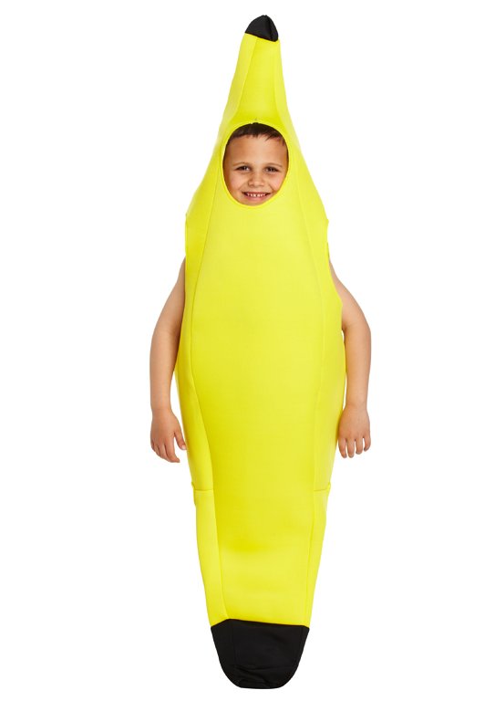 Children's Banana Costume (Medium / 7-9 Years)