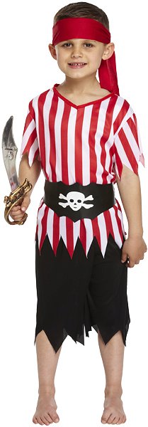 Children's Pirate Costume (Medium / 7-9 Years)