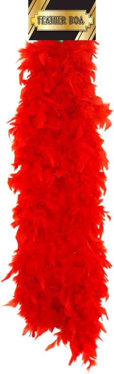 Red Feather Boa (150cm)