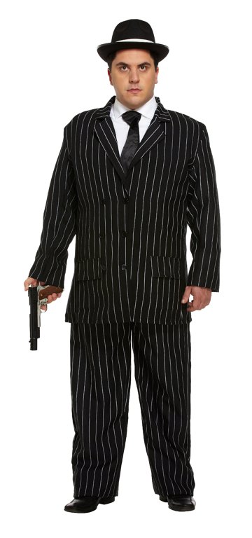 Gangster Mob Boss (XL) Adult Fancy Dress Costume