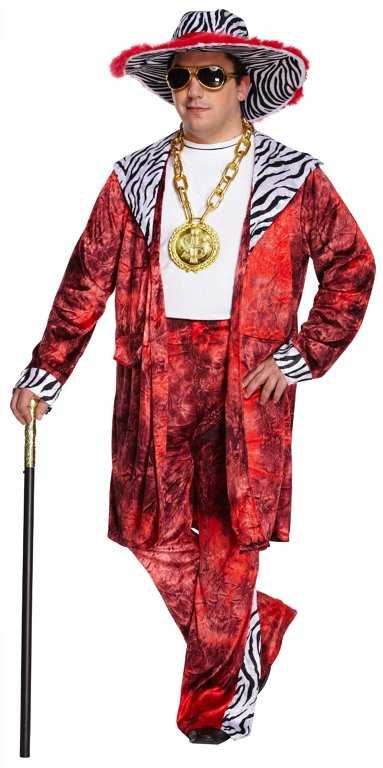 Red Big Daddy (XL) Adult Fancy Dress Costume