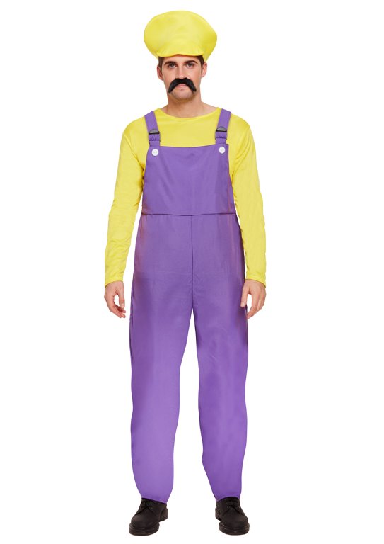 Yellow Super Workman (One Size) Adult Fancy Dress Costume