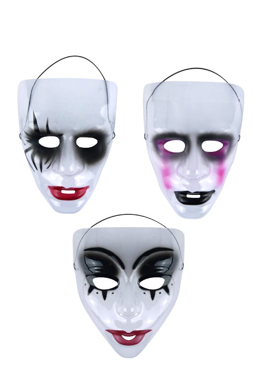 Halloween Face Masks (3 Assorted Designs)