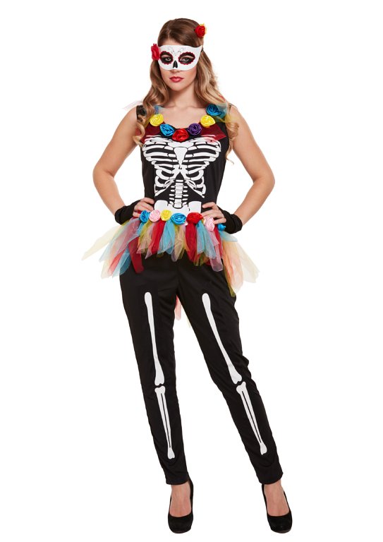Day of the Dead Woman (One Size) Adult Fancy Dress Costume