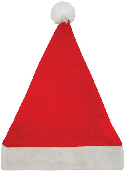 Santa Hat with Bobble (Adult)