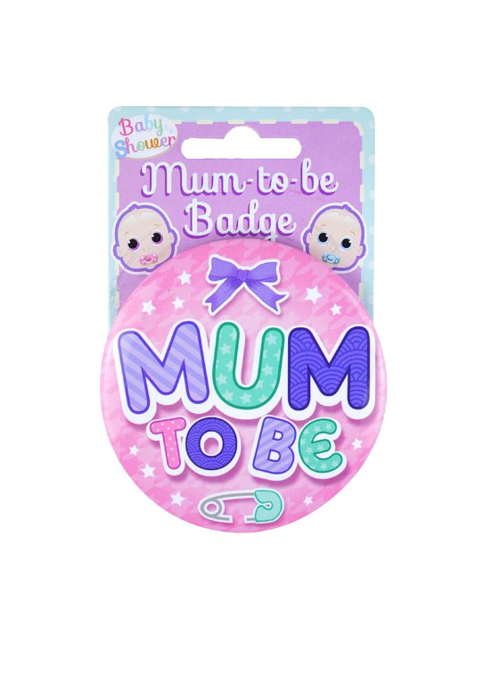 Pink Mum to Be Badge (7.5cm)