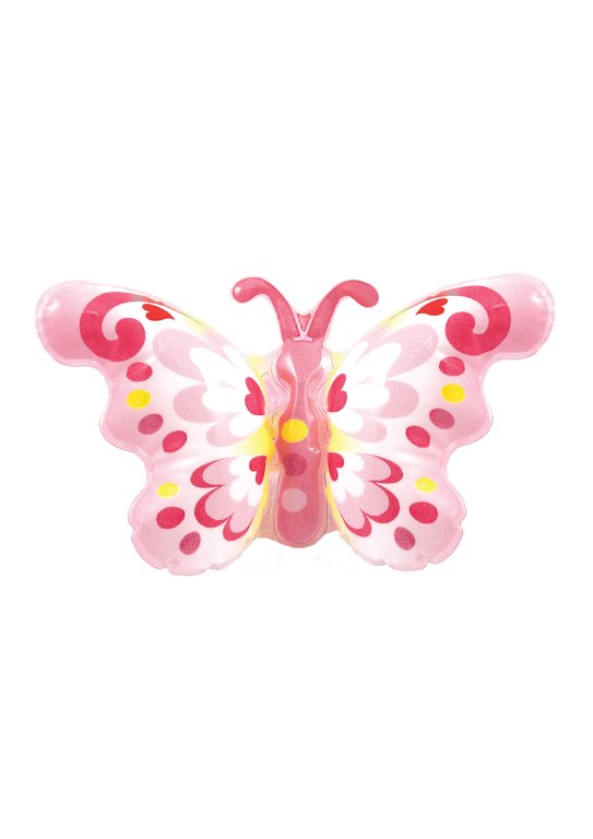 Inflatable Pink Butterfly on Wristband (25cm)