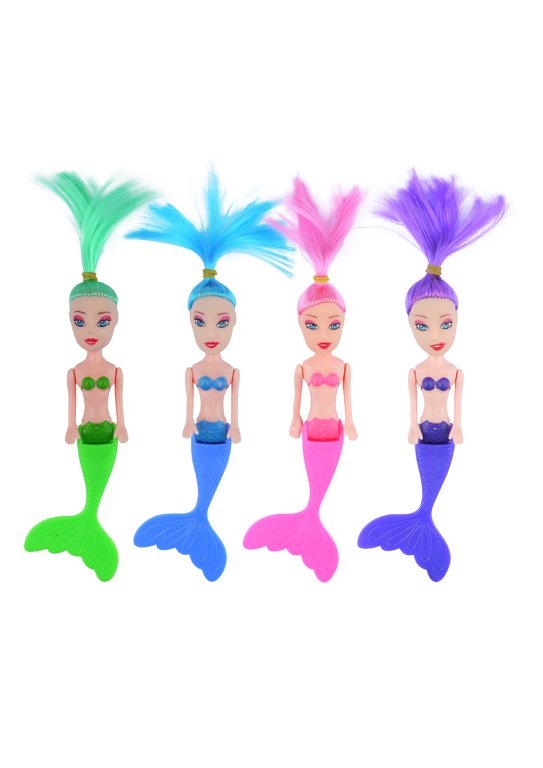 Mermaid Doll (14cm) 4 Assorted Colours
