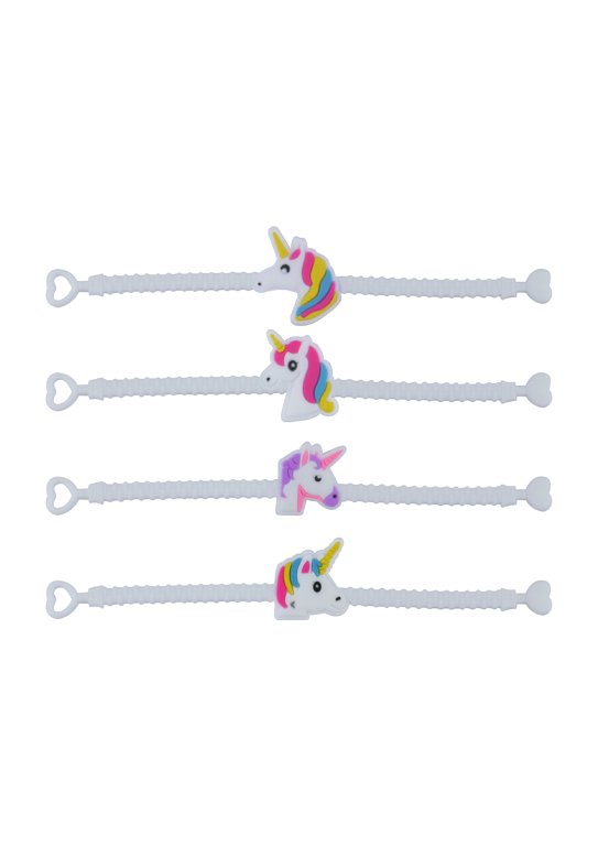 White Unicorn Bracelets (8 Assorted Designs)