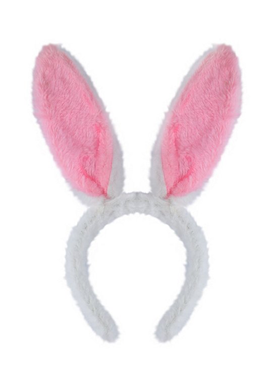 Bunny Ears Headband with Pink Fur (29x23cm)
