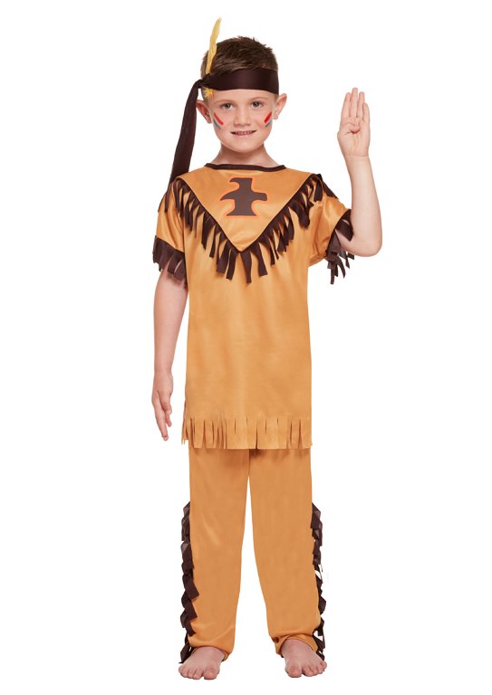 Children's American Indian Boy Costume (Small / 4-6 Years)