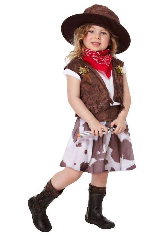 Cowgirl Fancy Dress Costume (Toddler / 3 Years)