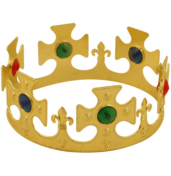 Gold King's Crown (59cm) Adjustable Size