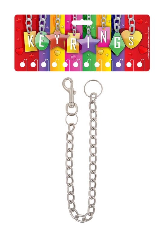 Chunky Metal Link Keychains with Bolt Snap Clips (45cm)