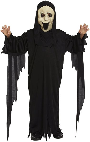 Children's Demon Ghost Costume (Large / 10-12 Years)
