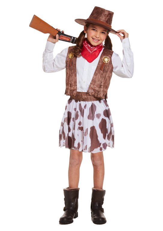 Children's Cowgirl Costume (Medium / 7-9 Years)