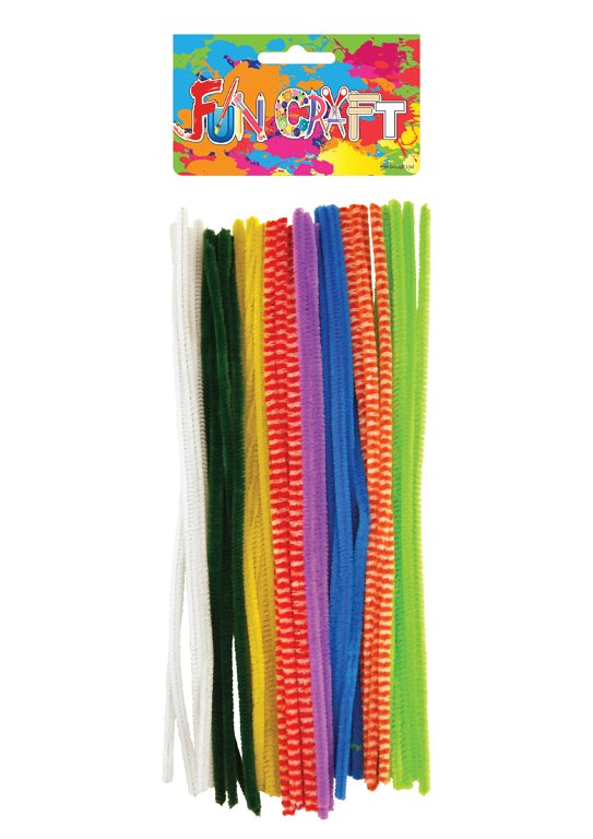 Chenille Wire Craft Kit (30cm) Assorted Colours