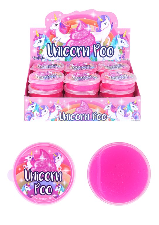 Glitter Unicorn Poo Magic Slime Tubs (7cm x 2cm)