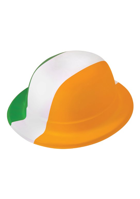 Irish Plastic Bowler Hat (Adult)