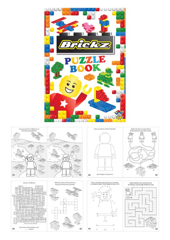 Mini Brickz Puzzle Books (10.5x14.5cm)
