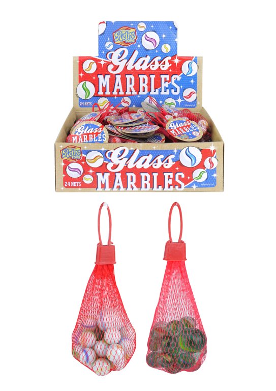 Glass Marble Nets (20pcs) 2 Assorted Designs