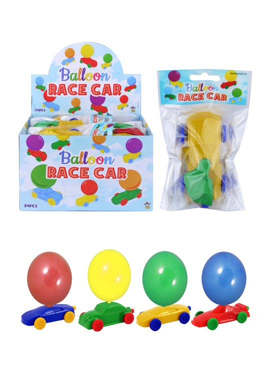 Balloon Cars (6 Assorted Colours)