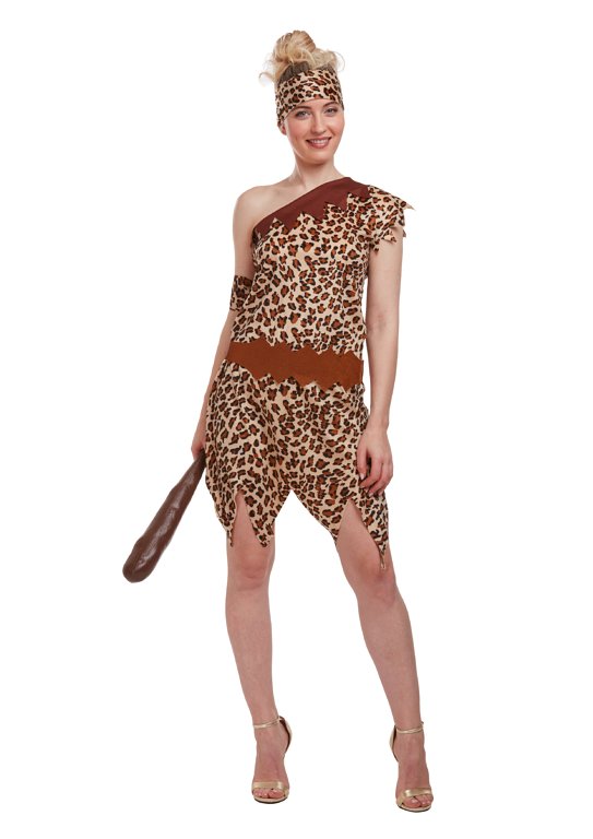 Cave Woman (One Size) Adult Fancy Dress Costume