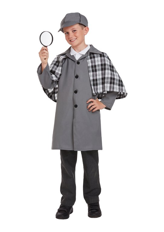 Children's Detective Costume (Large / 10-12 Years)