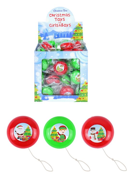 Christmas Return Tops (3.8cm) Assorted Colours and Designs