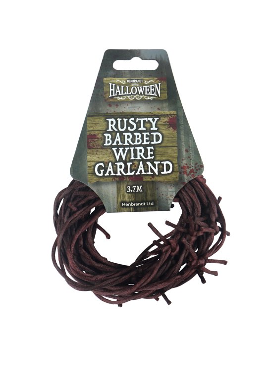 Rusty Barbed Wire Garland (3.7m)