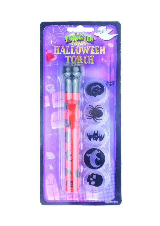 Halloween Torch with 5 Image Covers