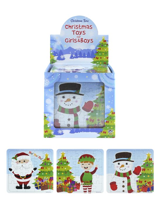 Mini Christmas Jigsaw Puzzles (13cm x 12cm) Assorted Designs