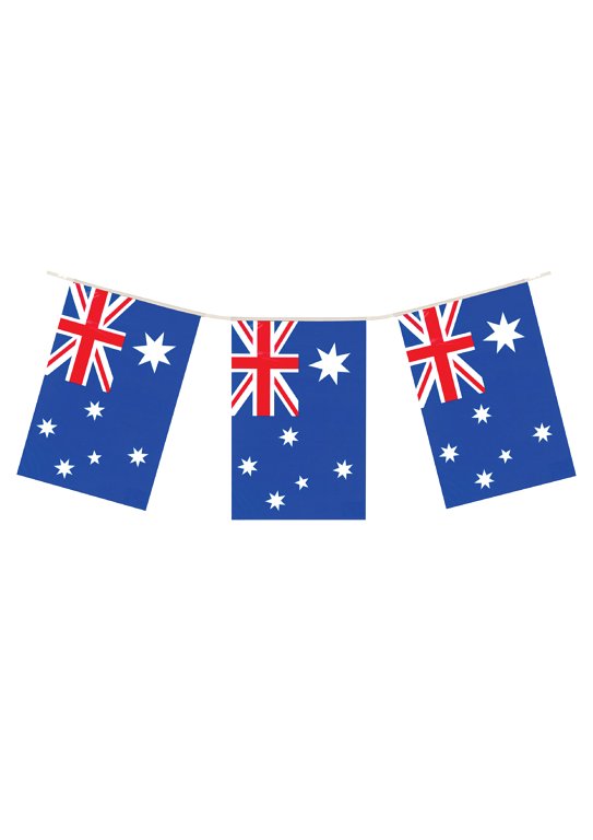 Australia Flag Bunting 10m (20 Flags)