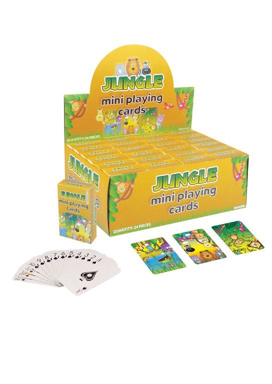 Mini Jungle Playing Cards (6x4cm) 3 Assorted Designs