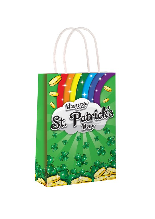 St. Patrick's Day Paper Party Bag with Handles