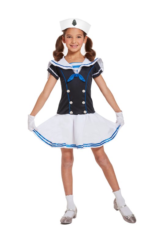 Children's Sailor Girl Costume (Small / 4-6 Years)