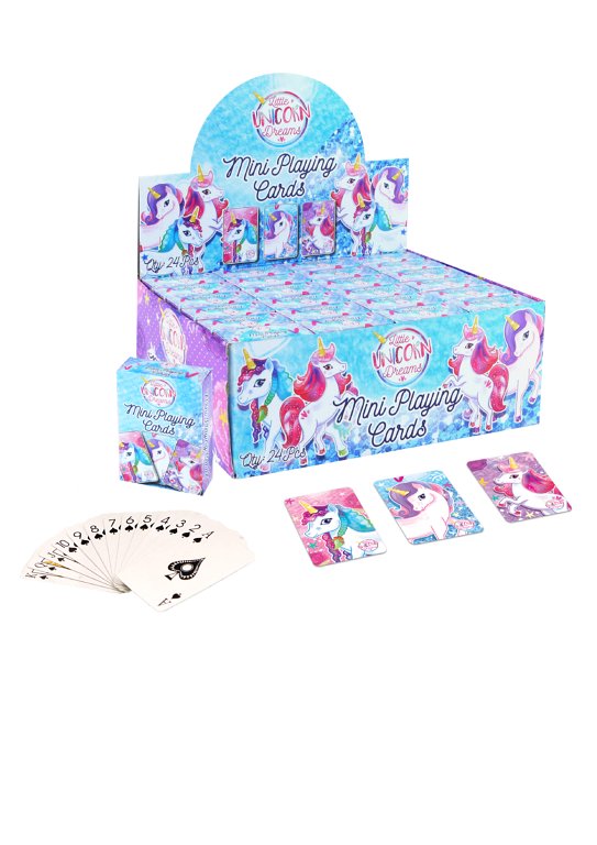 Mini Unicorn Playing Cards (6x4cm) 3 Assorted Designs