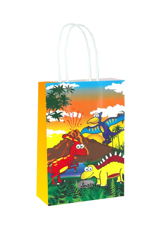 Dinosaur Paper Party Bag with Handles