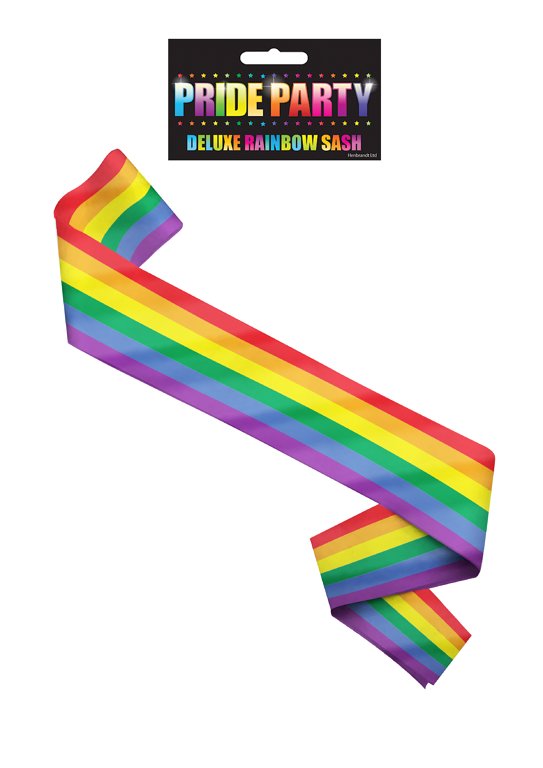 Deluxe Rainbow Pride LGBTQ+ Sash