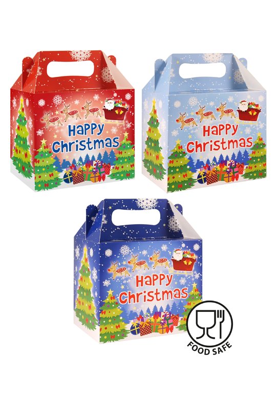 Christmas Treat Boxes (3 Assorted Designs)