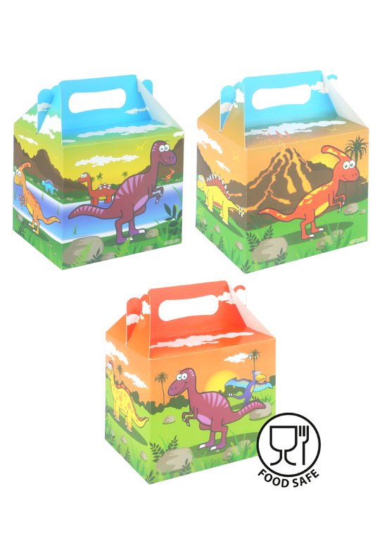 Dinosaur Lunch Boxes (3 Assorted Designs)
