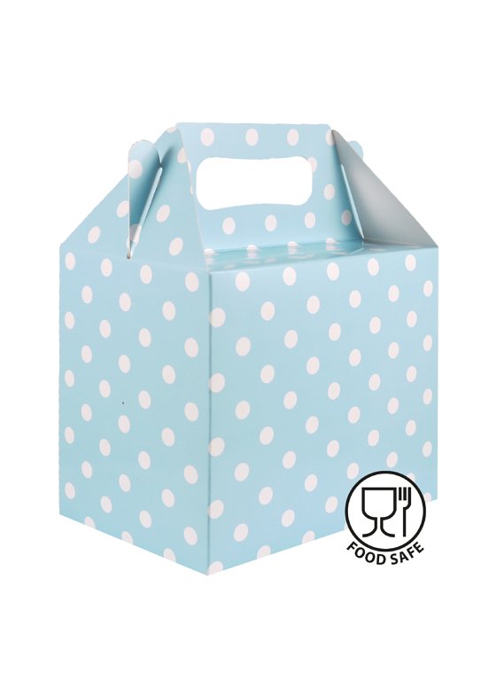 Baby Blue Polka Dot Lunch Boxes