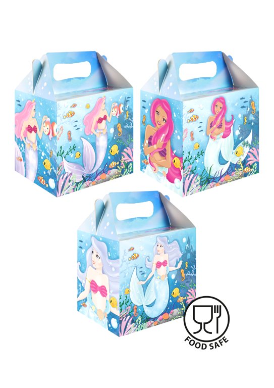 Mermaid Lunch Boxes (3 Assorted Designs)