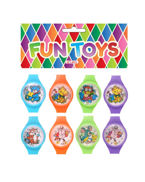 Henbrandt 8 X ASSORTED PUZZLE BALL MAZE WATCHES BIRTHDAY PARTY LOOT BAG TOY FILLERS