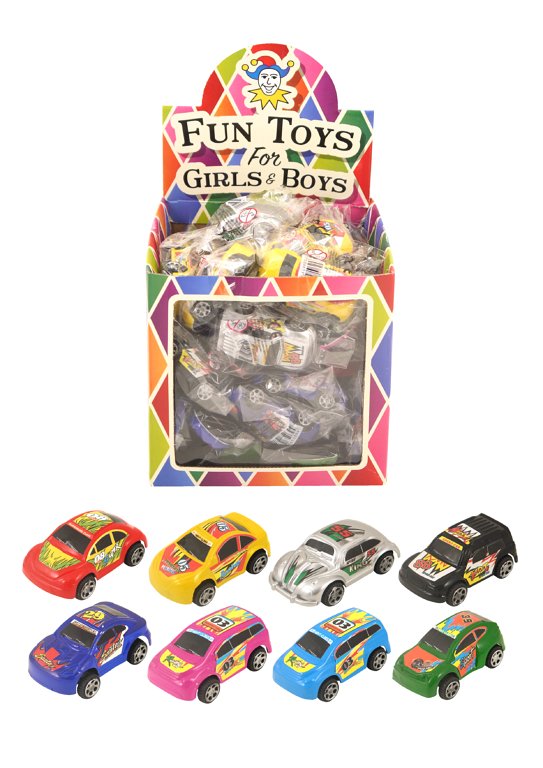 Pull Back Racing Cars (6cm) 8 Designs / 8 Assorted Colours