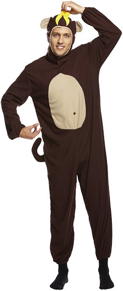 Monkey (One Size) Adult Fancy Dress Costume