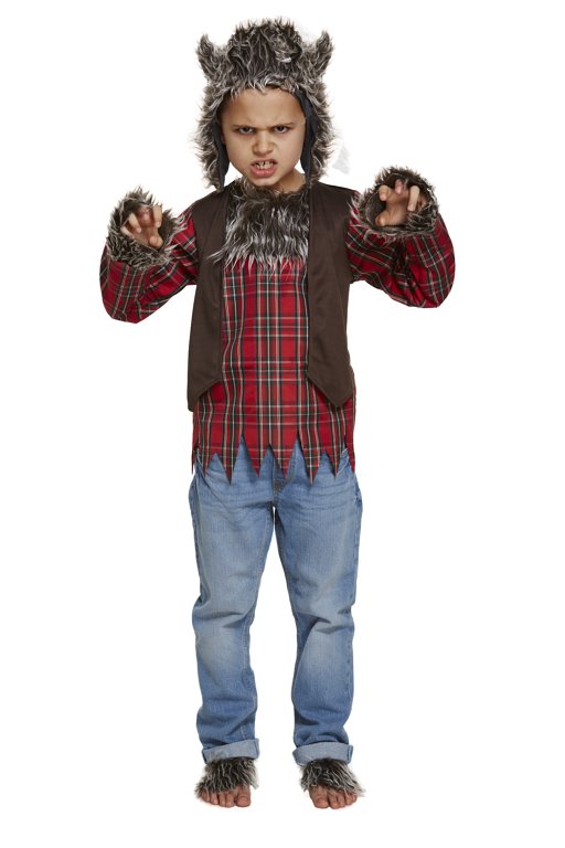 Children's Werewolf Costume (Medium / 7-9 Years)