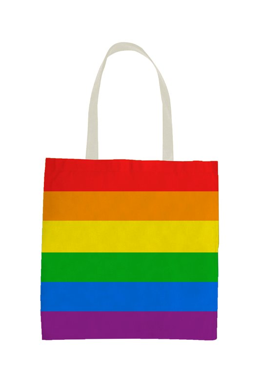 Pride Tote Bag with Rainbow Design : Henbrandt Ltd