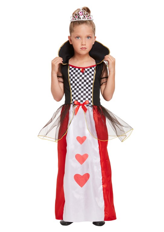Children's Queen of Hearts Costume (Large / 10-12 Years)